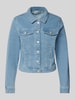 Vero Moda Regular Fit Jeansjacke mit Baumwoll-Anteil Modell 'LUNA' Jeansblau