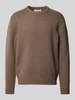 SELECTED HOMME Gebreide pullover met ronde hals, model 'CODY' Taupe