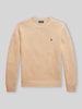 Polo Ralph Lauren Relaxed Fit Pullover aus reiner Baumwolle Camel