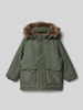 Name It Parka mit Pattentaschen Modell 'MASTER05' Oliv