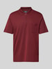 RAGMAN Regular fit poloshirt met borstzak Rood