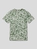 Jack & Jones T-Shirt mit floralem Muster Lind