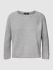 Weekend Max Mara Strickpullover mit Raglanärmeln Modell 'Leandra' Hellgrau