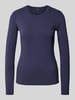 Weekend Max Mara Longsleeve mit Rundhalsausschnitt Modell 'MULTIE' Marine