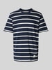 Pepe Jeans T-Shirt mit Label-Patch Modell 'Alessandro' Marine