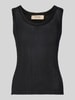 MOS MOSH Tanktop mit Rundhalsausschnitt Modell 'Relena' Black