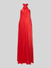 Essentiel Antwerp Neckholder-Maxikleid mit Knotendetail Modell 'Huppsala' Rot