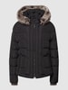 Wellensteyn Steppjacke mit Webpelzbesatz Modell 'ASTORIA' Schwarz