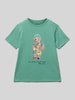Polo Ralph Lauren Teens T-shirt met labelprint Groen