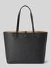 Lauren Ralph Lauren Tote Bag aus Leder mit Label-Applikation Modell 'KARLY' Black
