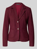 Betty Barclay Korte blazer van wol met opgestikte zakken Bordeaux