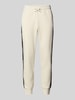 EA7 Emporio Armani Regular Fit Sweatpants mit Tunnelzug Modell 'Train' Offwhite