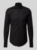 BOSS Regular Fit Business-Hemd mit Haifischkragen Black