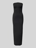 Only Sukienka midi z efektem prążkowania model ‘CLARE’ Czarny
