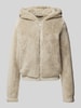 Only Sweatjacke mit Kapuze Modell 'NEW ANNA' Sand