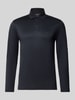 Emporio Armani Slim Fit Poloshirt aus Lyocell-Mix Marine