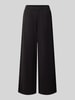 Jake*s Casual Weite Hose mit elastischem Bund Black