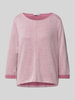 Tom Tailor Regular Fit Strickpullover mit 3/4-Arm  Pink