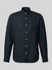 Marc O'Polo Regular Fit Freizeithemd aus reinem Leinen Dunkelblau