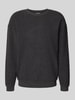 American Vintage Sweatshirt mit gerippten Abschlüssen Modell 'BOBYPARK' Anthrazit