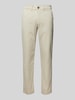 SELECTED HOMME Slim Fit Chino in unifarbenem Design Modell 'NEW Miles' Kitt