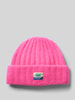 American Vintage Beanie mit Label-Detail Modell 'VITOW' Pink