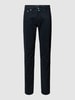 Pierre Cardin Slim fit broek met effen design Marineblauw