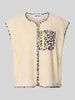 PIECES Relaxed Fit Weste in Teddy-Optik Modell 'KATTY' Black
