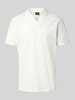 Strellson Regular Fit Poloshirt aus reiner Baumwolle Weiss