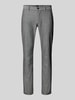 BOSS Orange Slim Fit Chino mit Gesäßtaschen Dunkelgrau Melange