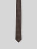 BOSS Krawatte aus Seiden-Mix Modell 'H-Tie 6 CM-262' Dunkelbraun