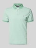 Tommy Hilfiger Regular Fit Poloshirt mit Label-Detail Mint