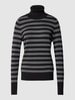 Christian Berg Woman Longsleeve mit Rollkragen Black