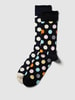 Happy Socks Socken mit Allover-Muster Modell 'Classic Big Dot' Black