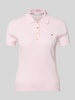 Tommy Hilfiger Slim Fit Poloshirt aus reiner Baumwolle Rosa