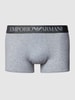 Emporio Armani Nauwsluitende boxershort met logoband Antraciet gemêleerd