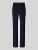 Brax Stoffen broek met 5-pocketmodel, model 'Mary' Marineblauw