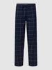 Christian Berg Men Pyjama-Hose mit Allover-Muster Marineblau