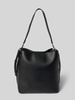 Seidenfelt Hobo Bag in Leder-Optik Modell 'Nelma' Black