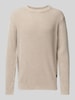 G-Star Raw Strickpullover mit Label-Stitching Beige