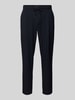 MCNEAL Stoffen broek van pure viscose Marineblauw