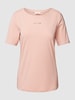 s.Oliver RED LABEL T-Shirt mit Label-Print Rosa