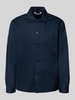 SELECTED HOMME Regular Fit Hemdjacke aus reiner Baumwolle Modell 'TATE' Dunkelblau