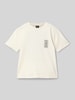 Quiksilver T-Shirt mit Label-Print Weiss