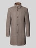 BOSS Regular Fit Kurzmantel aus Woll-Mix Modell 'H-HYDE' Mittelbraun