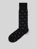 PAUL SMITH Socken mit Stukturmuster Modell 'HANK' Black