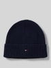 Tommy Hilfiger Beanie aus Baumwoll-Kaschmir-Mix  Marine