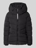 khujo Steppjacke mit Kapuze und Label-Detail Modell 'HERSCH2' Black
