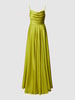 TROYDEN COLLECTION Cocktailkleid mit Wasserfall-Ausschnitt Apfelgrün