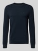 Marc O'Polo Regular Fit Strickpullover aus reiner Baumwolle Marine